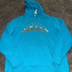 Ariat Blue Hoodie with Graphic Print